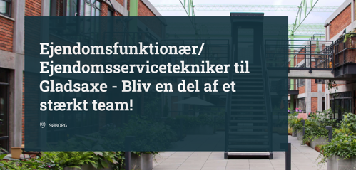 Ejendomsfunktionær/ejendomsservicetekniker til GAA